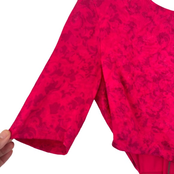 ALICE + OLIVIA Stella Cutout Midi Dress in Pink Size 2 - Picture 8 of 15